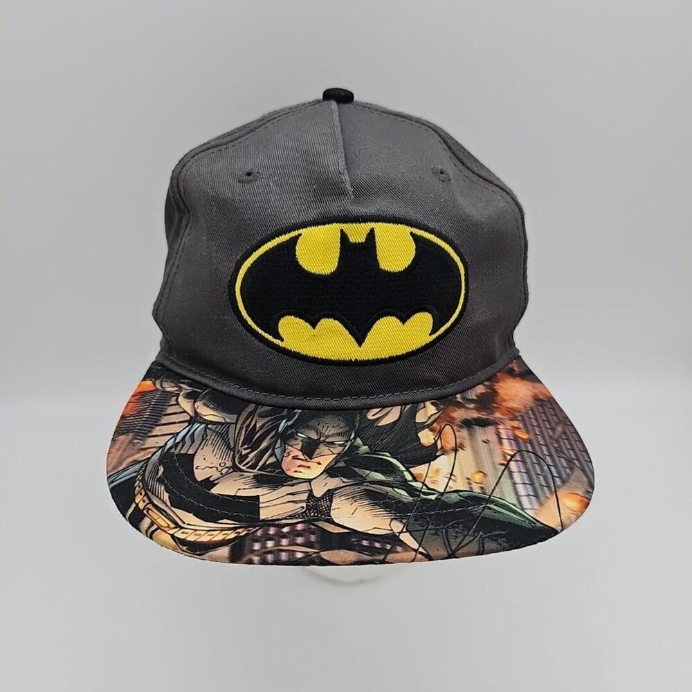 Batman Hat Cap Snap ack Marvel Comic  Dark Knight Bill Bat Signal AOP High Dome